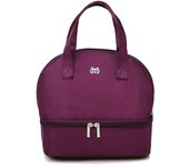Fashion Insulation Double Layer Pack Solid Color Large Capacity Mommy Bag Travel Picnic Portable Food Handbag Baby Bags