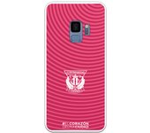 Funda original compatible con Samsung Galaxy S9 - Leganes el corazon Rosa