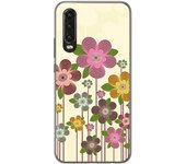 Tumundosmartphone Funda Gel Tpu para Huawei P30 diseño Primavera En Flor Dibujos
