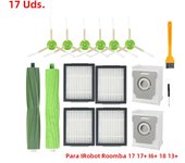 For iRobot Roomba i3,, i4, i6, i6+, i7, i7+, i8, i8+, E5, E6, E7,Vacuum Cleaner Part Hepa Filter Main Side Brush Replacement