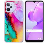 Tumundosmartphone Funda Silicona Realme C31 Personalizada Diseño Mármol 15 Dibujos