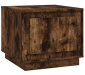 vidaXL Mesa de centro madera contrachapada 51x50x44 cm Blanco, Negro, Blanco brillante Mesita de Salón o Comedor o Auxiliar Mesa de Café Meuble Salón