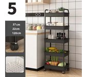 Multi-Layer Trolley Rack Kitchen Floor Bedroom Baby Snacks Mobile Bathroom Bathroom Storage Storage Rack
