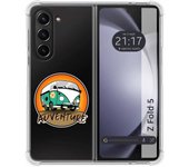 Funda Silicona Antigolpes para Samsung Galaxy Z Fold 5 5G diseño Adventure Dibujos