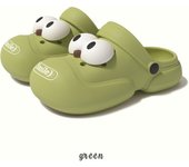 Zapatos con agujeros grandes para mujer en verano, nuevo estilo para uso en interiores y exteriores, parejas antideslizantes que pisan mierda, sandalias de suela gruesa para mujer
