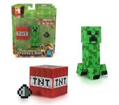 Figura Minecraft Creeper con Accesorios de Plástico de 7 Cm para Coleccionistas