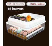 16 Eggs Mini Household Brooder for Chicken Goose Duck Birds Farm Poultry Fully Automatic Turning Egg Incubator