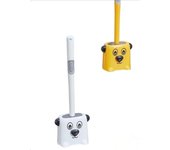 Escobilla Baño,Toilet ,Aseo, Cepillo de Silicona, de Pared/Suelo con Soporte Ventilado, de Secado Rápido, Cepillo WC de Limpieza Profunda para el Inodoro del Cuarto de Baño diseño dibujo infantil