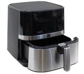 Freidora de Aire de Pantalla Digital Negra Ambit 5,5 Litros de Capacidad, 1800W, 12 Programas y Temporizador