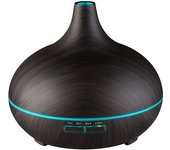 MAXYOGA Humidificador Ultrasónico Aromaterapia 300ml con Luces LED y Temporizador