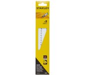 Pack 2 hojas de sierra de sable 22,8cm corte grueso y recto sta21232-xj stanley