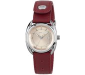 RELOJ BREIL MUJER MONO-COLOR BEAUBOURG Esfera CHAMPAGNE Movimiento CHAMPAGNE SOLO TEMPO - 3 CUARZO LANCETTE y CORREA DE CUERO BURGUNDY TW1595