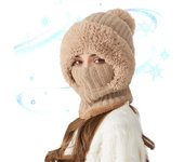 Gorro de punto para mujer Stellaya en otoño e invierno, gorro de punto para mujer en otoño e invierno, para clima frío