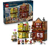 LEGO® Harry Potter™ Artículos de Calidad para Quidditch™ y Heladería Juego con Tiendas del Callejón Diagon, Mágico Obsequio de Cumpleaños para Niños y Niñas de 8 Años o Más 76452