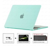 Laptop Case For MacBook Pro 14 M4 2024 Case Model A3112 Case & Dust plug & Screen film & Keyboard Cover Pro 16 M3 M2 Air 13 15.3