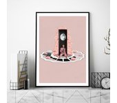 M-Mac Circles Miller Poster Gallery Prints Self Adhesive Home Decor Decoration Wall Decals Living Room