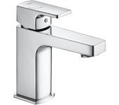 ROCA A5A3B01C00 L90C Grifo Monomando Lavabo Liso Desagüe Clic Clac con Cromo