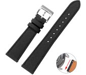 Vintage Stitched Genuine Leather Watch Strap For Samsung Galaxy Watch 5pro 45/40/44mm Bracelet For Huawei Watch GT2 GT3 42mm