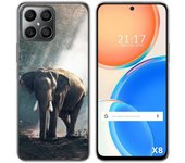 Funda Silicona para Huawei Honor X8 diseño Elefante Dibujos