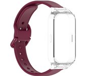PC Case+Sport Silicone Strap 2 In1 For Xiaomi Mi Band 9 Active Smart Watch Accessories Screen Protector Shell And Bracelet Band