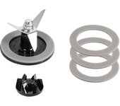 Replacement Parts Blender Blade Assembly with 3 Pcs Blender Gaskets,Replacement Parts for Cuisinart CBT-500,SB5600,CB600
