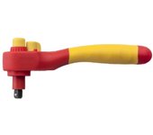 Wiha Llave de carraca aislada para llaves de vaso Conmutable a 1/4" (43054)