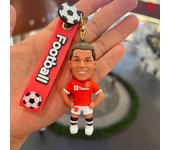 Football Ronaldo Player Figure Soccer Star Keychain Bag Pendant D