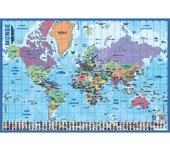 Lamina educativa frances carte du monde