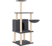 Rascador para Gatos con postes de crema de isal 107,5 cm