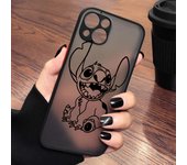 Disney Angel Stitch Couple Phone Case For Apple iPhone 14 13 12 11 XS Mini Pro Max 8 7 XR X Matte Frosted Translucent