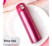 500ML Stainless Steel Bouncing Cover Vacuum Flask Thermos Cup Coffee Tea Milk Thermo Bottle
