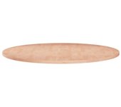 vidaXL Superficie de mesa redonda madera de roble sin tratar Ø80x1,5cm
