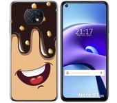 Tumundosmartphone Funda Gel Tpu para Xiaomi Redmi Note 9T 5G diseño Helado Chocolate Dibujos