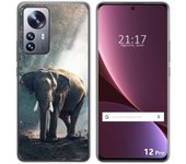 Funda Silicona para Xiaomi 12 Pro 5G diseño Elefante Dibujos