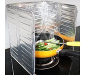 Kitchen Gas Stove Protector Aluminum Foldable Oil Baffle Plate Kitchen Frying Pan Oil Splash Protection Screen Plate Accessories