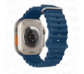 Ocean silicone strap for Apple Watch Ultra2 49mm 45mm 40mm 44mm 41mm sport bracelet for apple watch bands serie 9 8 7 6 5 4 3 SE