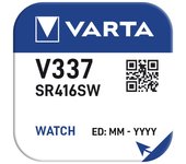 VARTA Pila Botón VARTA SR416SW 9mAh Ø4,8x1,65mm - 38795 Pila botón Pilas / Baterías / Cargadores Pilas Botón