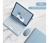 Bluetooth Mouse Keyboard for iPad 10th 2022 10.9 inch Pro 10.5 Air 3 10.2 8 9th Cover Air 5 Air 4 Pro 11 Foldable Stand Case