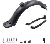 Scooter Mudguard Kit for Xiaomi Mijia M365 M187 Pro Electric Scooter Tire Splash Fender with Rear Taillight Support Bracket