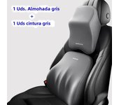 Car Memory Foam Headrest Set Car Neck Pillow Car Lumbar Waist Cushion Waist Support Car Seat Pillow Accessories Tools