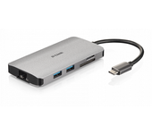 Hub Usb D-link 8 En 1 Usb-c Hdmi-tarjetas-eth