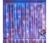 Christmas Lights Curtains for Windows Led Fairy New Year Lighting Room String Garland Usb Party Waterfalls Decorations Girls
