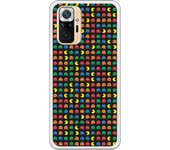 Funda compatible con Xiaomi Redmi Note 10 Pro / Pro Max - Patron Comecocos Fondo Negro