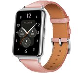 Correa de cuero de pulsera portátil para huaweiwatch fit 2