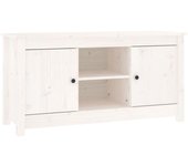 vidaXL Mueble de TV de madera maciza de pino 103x36,5x52 cm, Mueble de Salon, Mueble TV, Mueble TV salon, Mesa de TV, Mueble tele