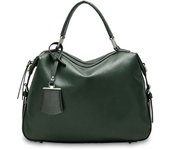 Zency Dark Blue Women Boston Bag 100% Genuine Leather Handbags Female Charm Crossbody Purse Luxury Shoulder Bags For Work Shoppi