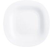 Luminarc Carine Blanco Plato Postre Vidrio Opal Extra Resistente