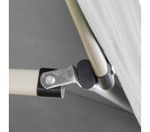 Gazebo plegable blanco de 3x3 pulgadascubier de PVC impermeable