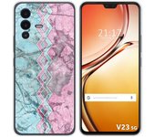 Funda Silicona para Vivo V23 5G diseño Mármol 08 Dibujos