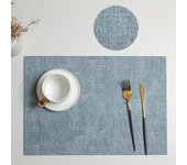 Placemats, Faux Leather Table mats Set,  Place Mats Non-slip Thermal Stain-resistant Easy to Clean Table mat for Table,kitchens